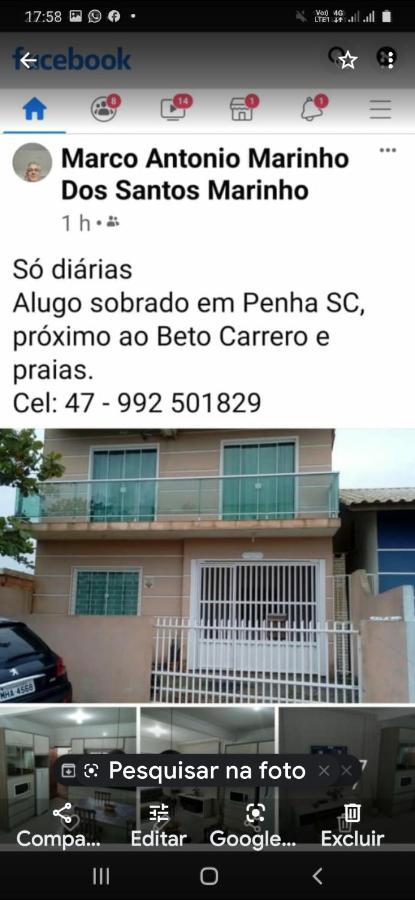 Villa Sobrado Em Penha - Sc Esterno foto